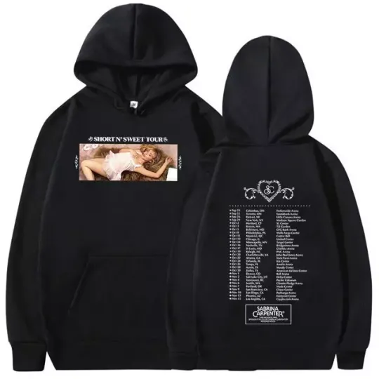 Discover Sabrina Carpenter - Short 'N Sweet 2024 Tour Hoodie For Fans Double-Sided