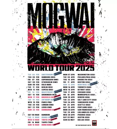 Discover Poster MOGWAI WORLD TOUR 2025 Poster, gift for fans