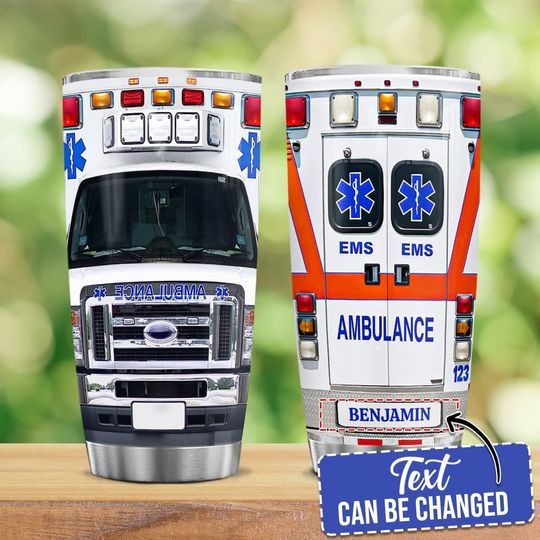 Discover Personalized Ambulance Tumbler, Ambulance Driver Tumbler