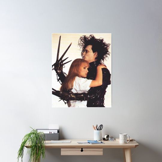 Discover edward scissorhands print Poster