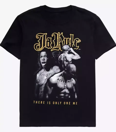 Discover Ja Rule RAPPER collage black T-shirt Unisex