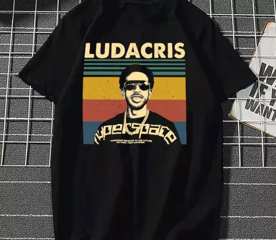 Discover Ludacris rapper T-shirt black