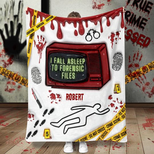 Discover I Fall Asleep For Forensic Files - Personalized Blanket