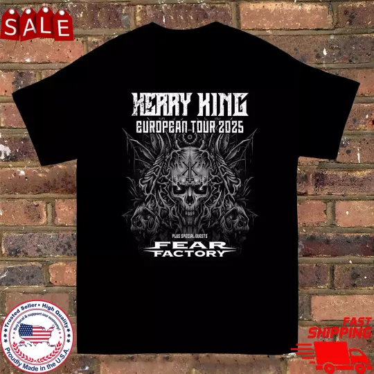 Discover Kerry King Fear Factory Europe Tour 2025 T Shirt