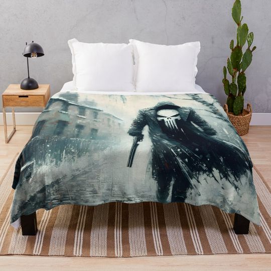 Discover The Punisher Throw Blanket