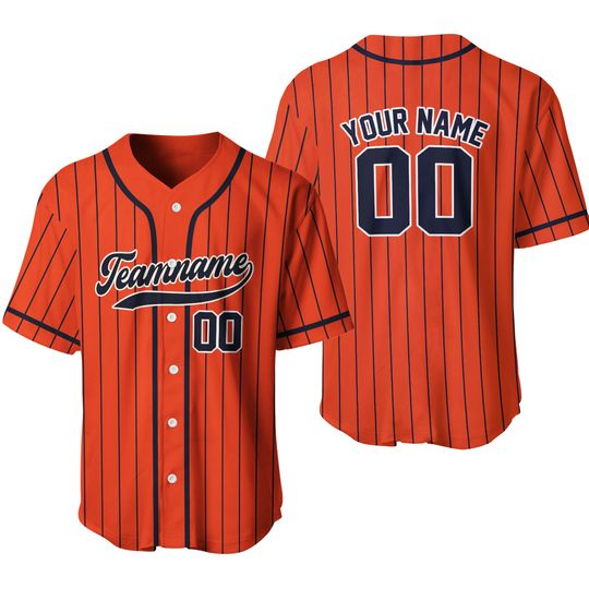 Discover Custom Baseball Jersey with Teamname Name Number