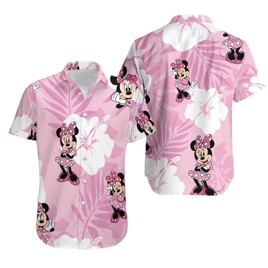 Discover Mouse hawaiian shirt, Pink Hawaiian Shirt