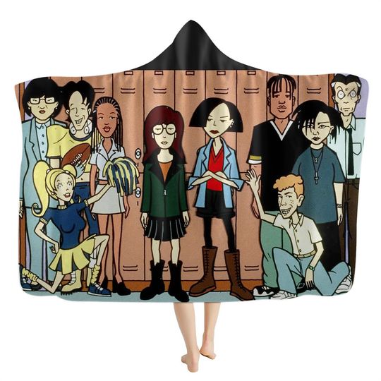 Discover Daria and Friends Hooded Blanket