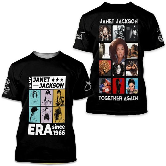 Discover Janet Jackson Tour Concert T-Shirt