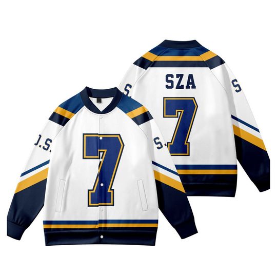 Discover SZA S SOS Merch Baseball Jacket