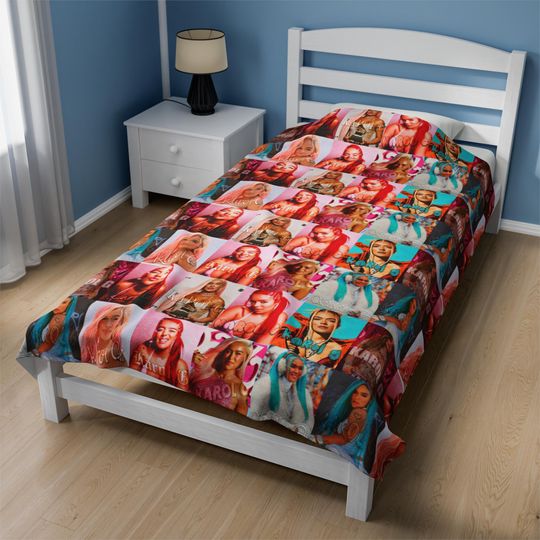 Discover Karol G Velveteen Plush Blanket / Karol G Blanket / Karol G Fan Gift