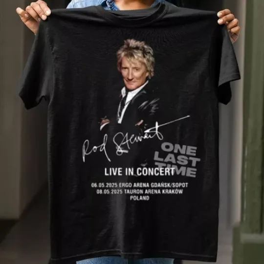 Discover ROD STEWART IN CONCERT TOUR Unisex 2025 T-shirt