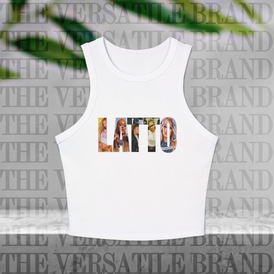 Discover Latto Inspired Micro Rib Racer Tank Top / Latto Crop Top