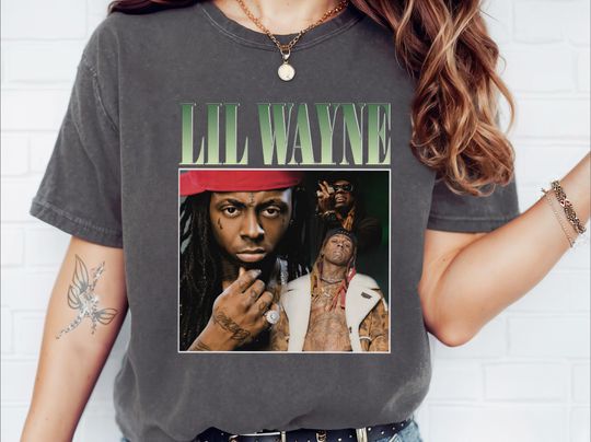 Discover Lil Wayne Vintage Unisex Shirt, Rapper Homage tee