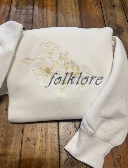 Discover Folklore Embroidered Sweatshirt