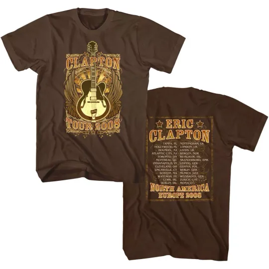 Discover Eric Clapton World Tour 2008 Men's T Shirt