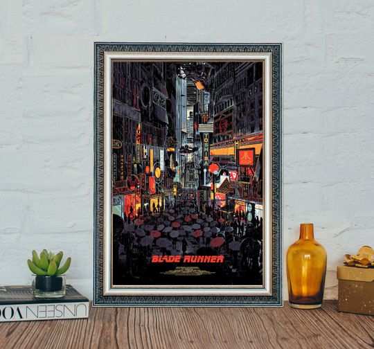 Discover Blade Runner Movie Poster, Classic Science Fiction Movie Poster