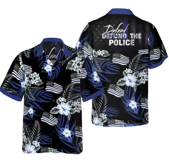 Discover Defend The Police Hawaiian Shirt