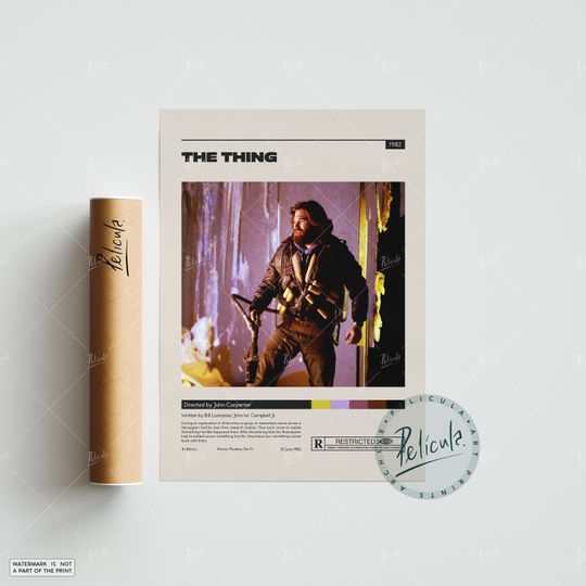 Discover The Thing Poster John Carpenter Minimalist Movie Poster