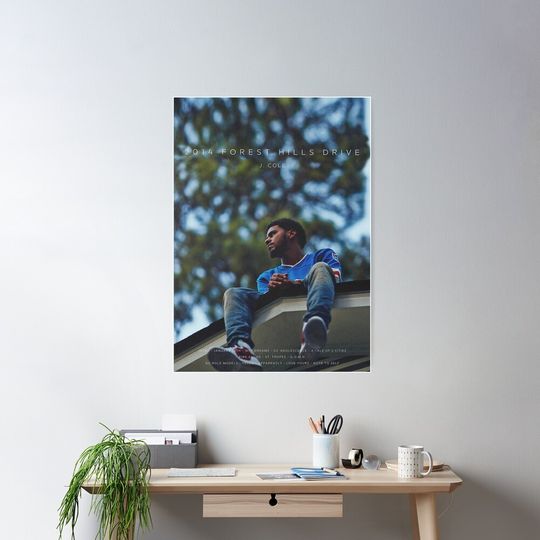 Discover J Cole 2014 Forest Hills Drive Poster