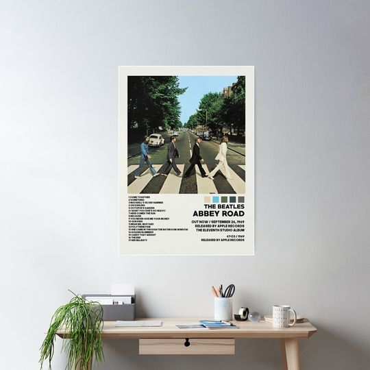 Discover Albums minimalistes Abbeyroad Les meilleurs albums Poster