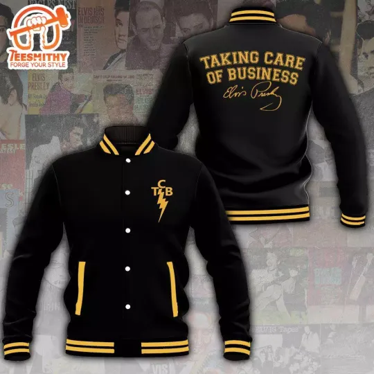 Discover TCB Elvis Presley Varsity Jacket