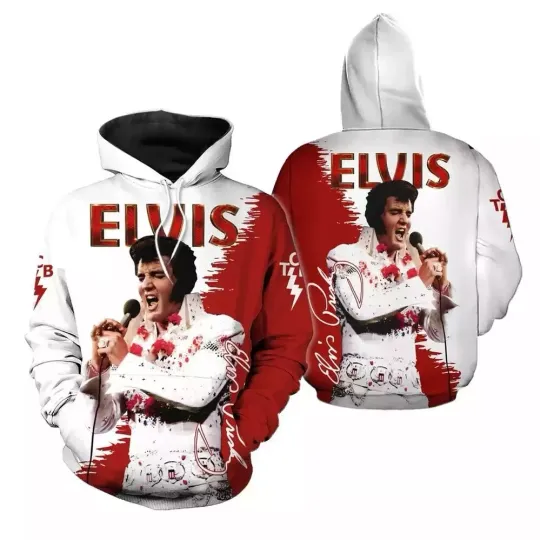 Discover Elvis Presley Tour 3D Hoodie