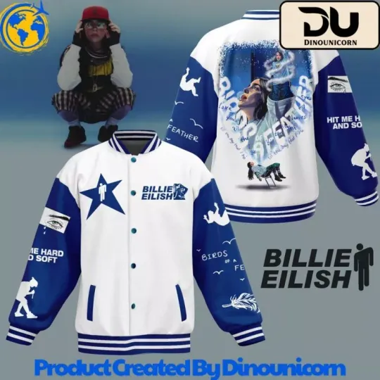 Discover Billie Eilish Baseball Jacket