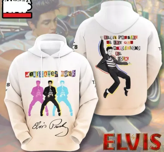 Discover Elvis Presley Music Hoodie 3d, Hoodie gift fan