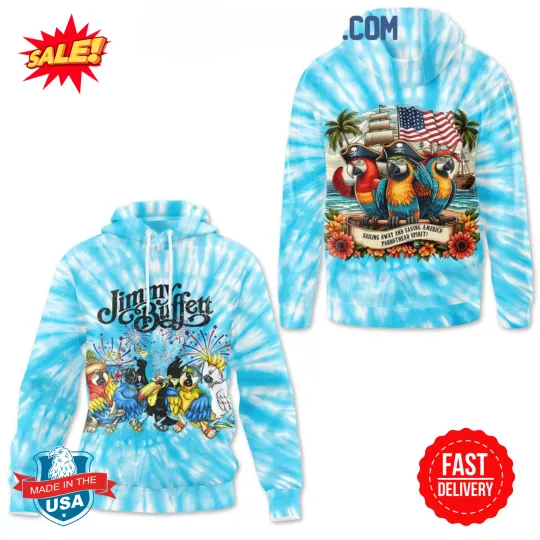 Discover Jimmy Buffett Sailing Away And Saving America 3D Hoodie