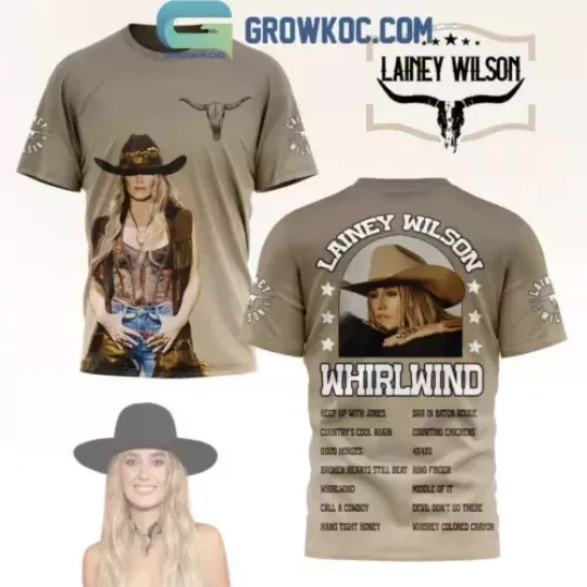 Discover Lainey Wilson Whirlwind The Playlist 2024 3D T-Shirt