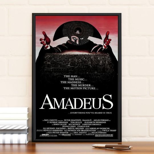 Discover Amadeus Movie Poster, Room Decor, Home Decor, Wall art, Gifts for him