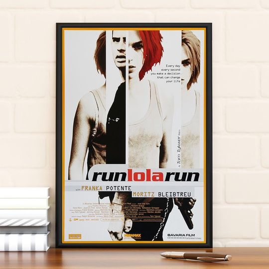 Discover Lola Rennt Movie Poster, Room Decor, Home Decor, Wall art, Gifts for him
