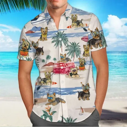 Discover Yorkie 3D HAWAII SHIRT Mother Day Gift All Over Print