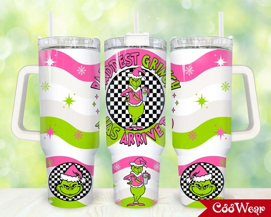 Discover Pink Christmas 40oz Tumbler