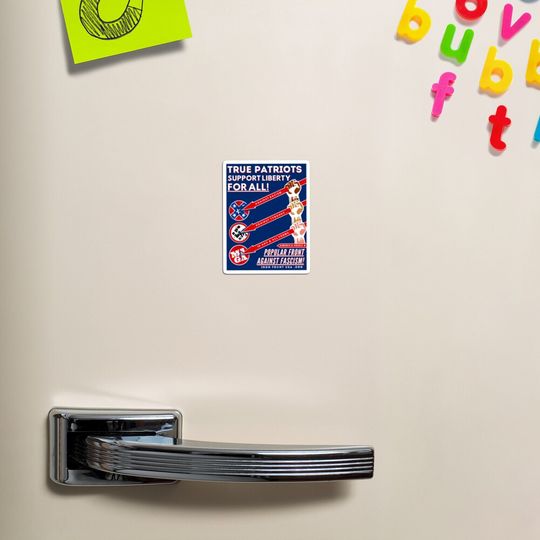 Discover True Patriots Support Liberty For All  Magnet
