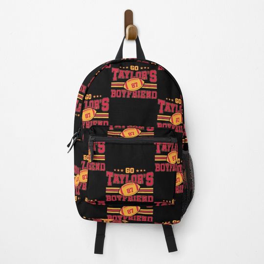 Discover Go Taylor's Boyfriend Football Travis Kelce 87 Backpack