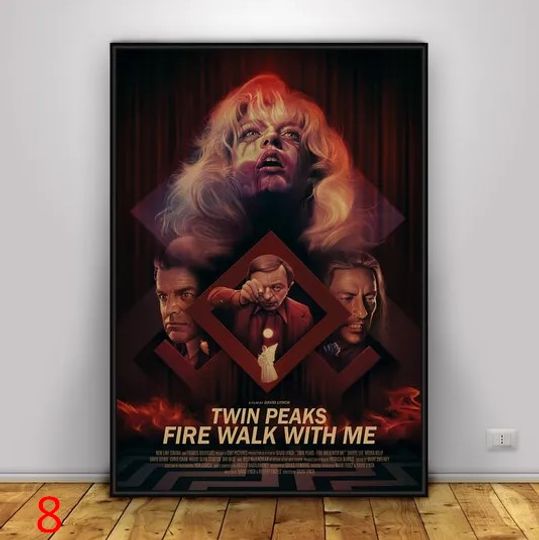 Discover Twin Peaks TV Series Poster Kraft Print for Home Decor