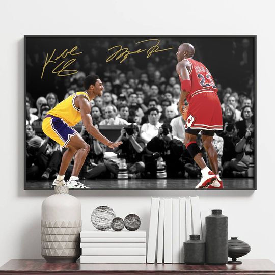 Discover Michael Jordan vs Kobe Bryant Poster