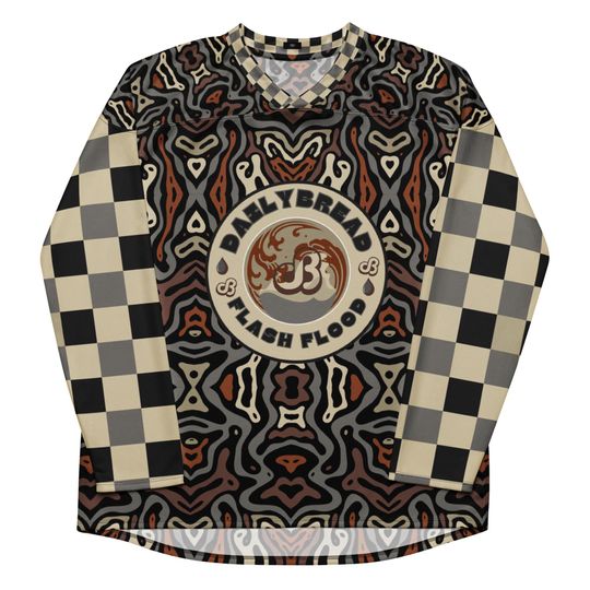 Discover Custom Number Daily Bread Flash Flood Tour EDM Custom Hockey Jersey