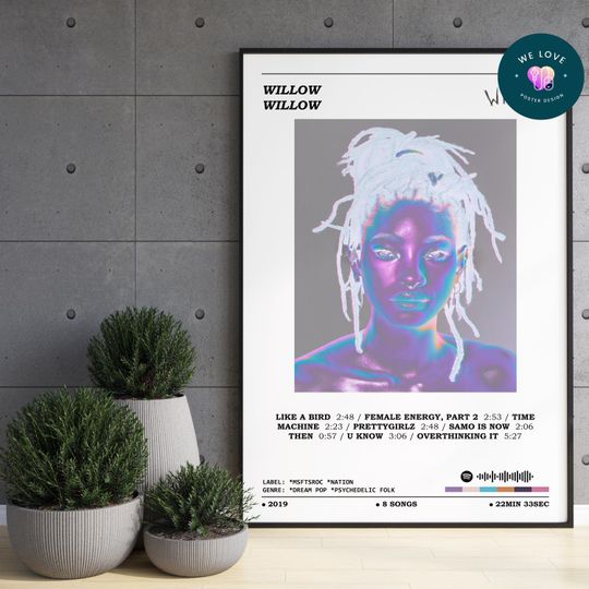 Discover Willow - Willow Album Poster / Willow Poster / Album Cover Poster