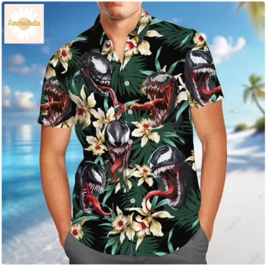 Discover Halloween Venom 3D HAWAII SHIRT HALLOWEEN GIFT CHRISTMAS GIFT