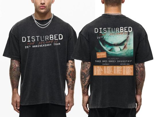 Discover Disturbed The Sickness 25th Anniversary Tour Date 2025 Shirt