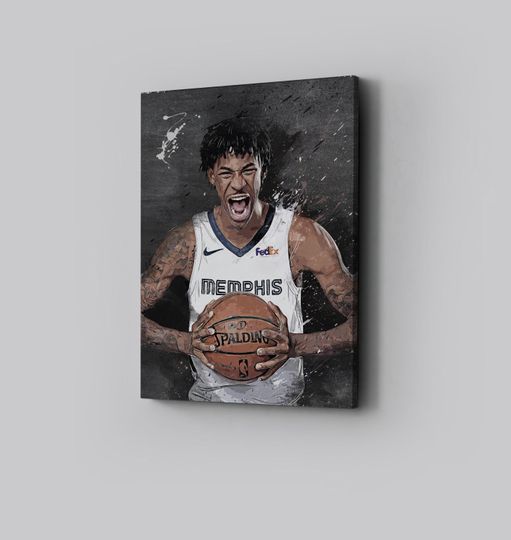 Discover Ja Morant Canvas Print Memphis Grizzlies Canvas
