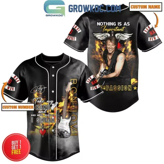 Discover Rock band Nothing Is As Important Baseball Jersey