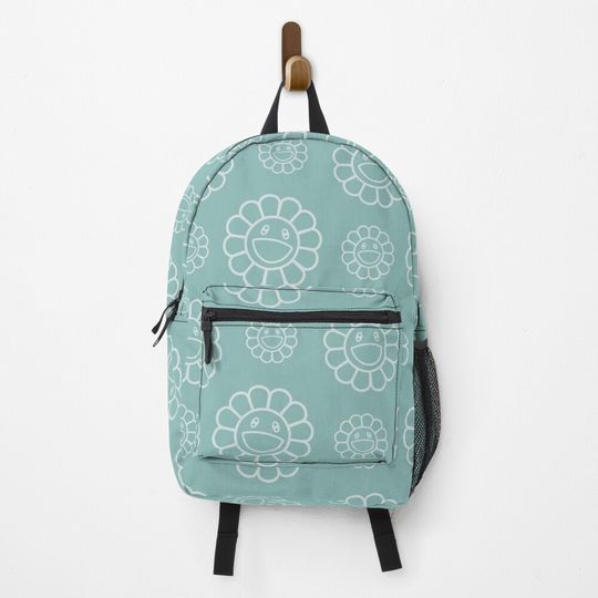 Discover Hobicore hobi flower pattern green jhope smile   Backpack