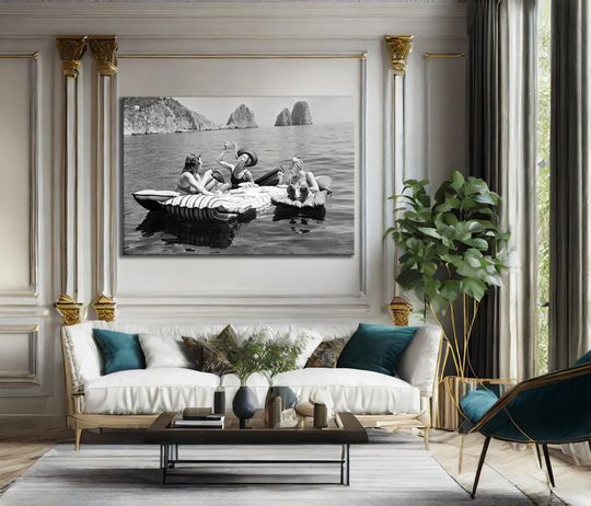 Discover Floating Luncheon Canvas Art - 1939 Scene of Women Eating Canvas
