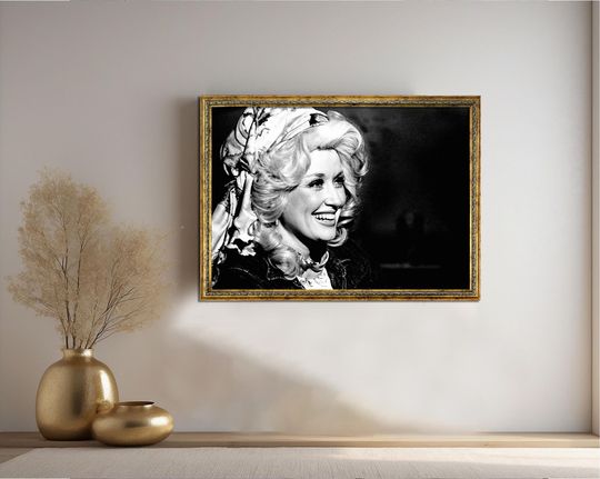Discover Dolly Parton Smile Canvas Print - Iconic Country Music Star Canvas