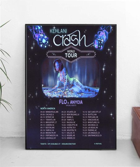 Discover Kehlani I Crash World Tour 2025 poster