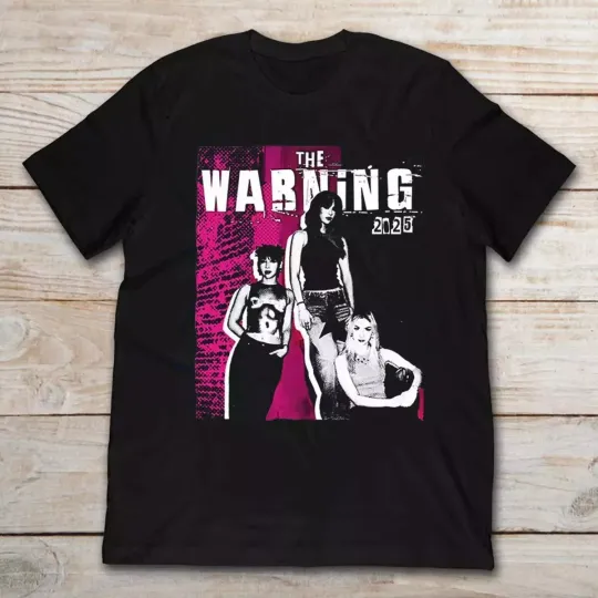 Discover The Warning band 2025 Tour T Shirt